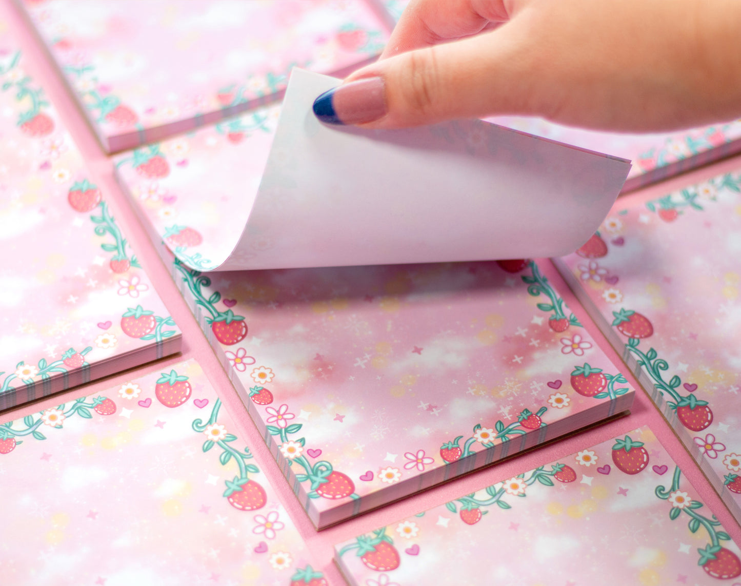 Strawberries Notepad – Unicorn Eclipse