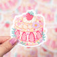 Strawberry Cake Sticker