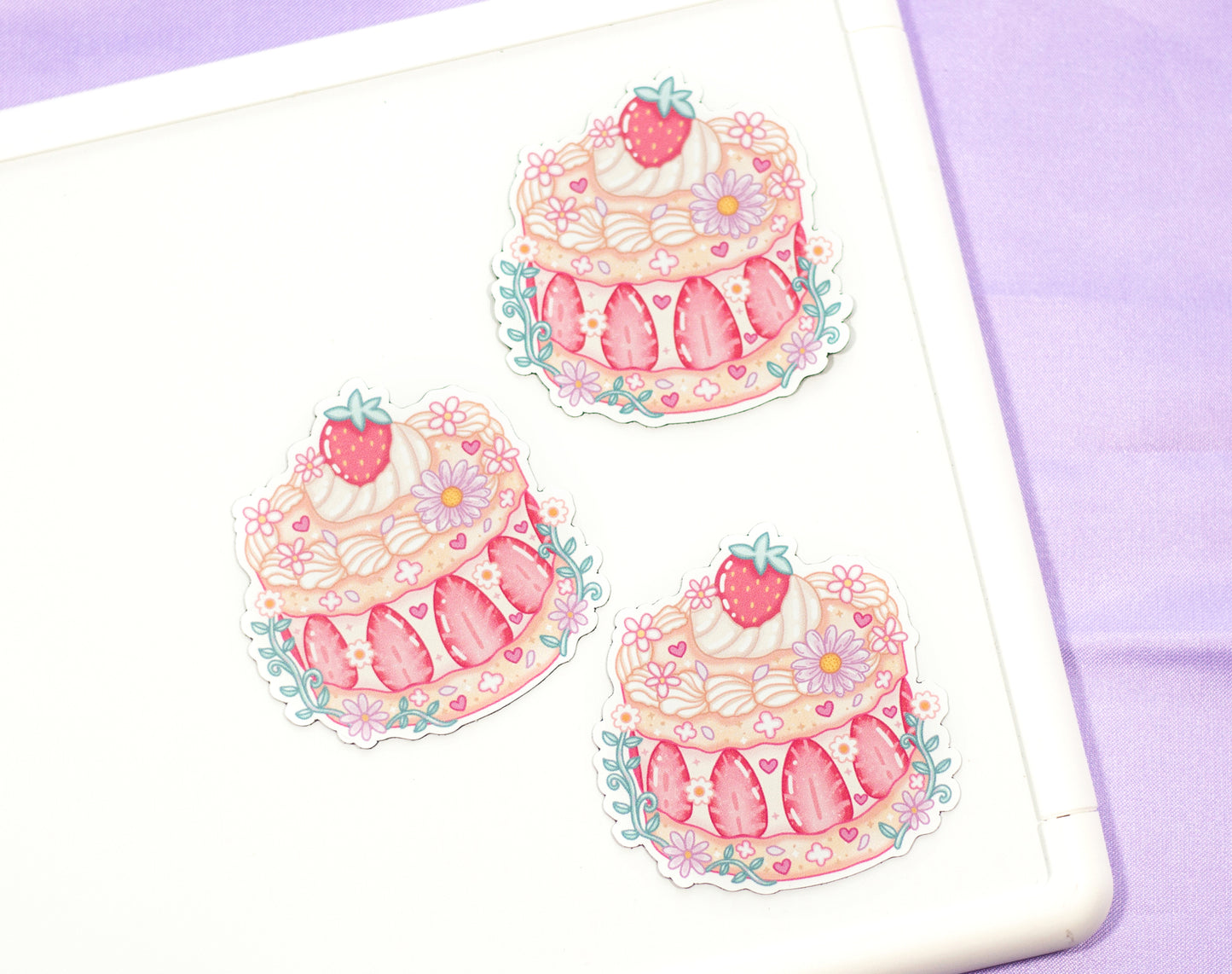 Strawberry Cake Magnet