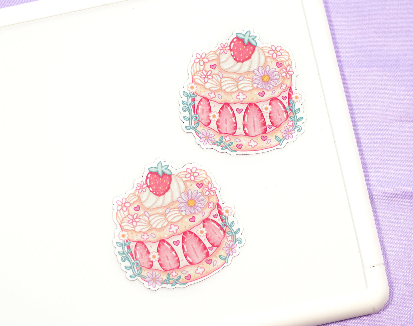 Strawberry Cake Magnet