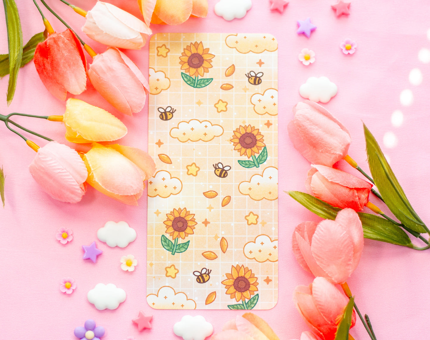 Sunflower Dreams Reading Log Bookmark