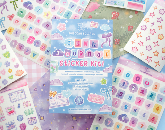 Junk Journal Sticker Kit