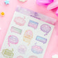Affirmations Speech Bubbles Sticker Sheet