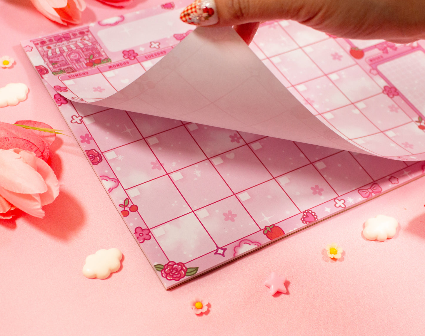 Love Story Monthly Planner Pad