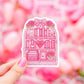 Love Story Book Shelf Sticker