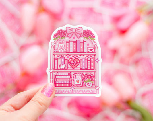 Love Story Book Shelf Sticker