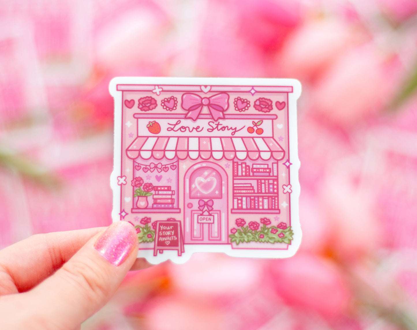 Romance Book Store Sticker