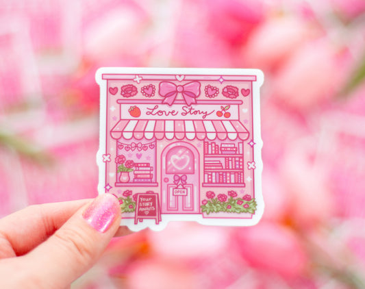 Romance Book Store Sticker