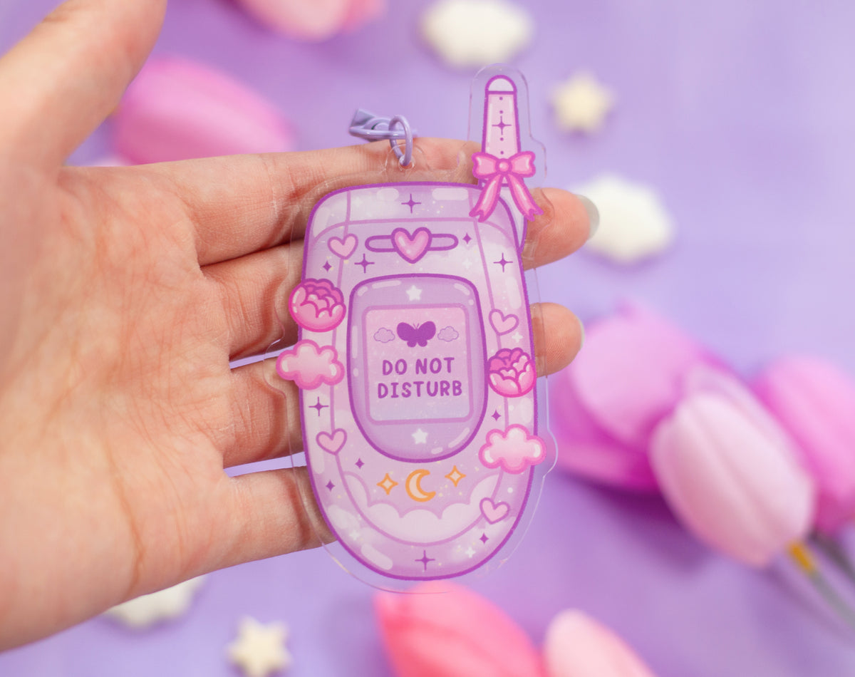 Do Not Disturb Phone Keychain