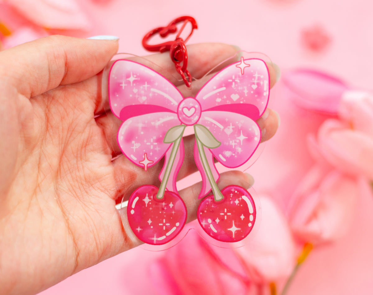 Cherries Keychain