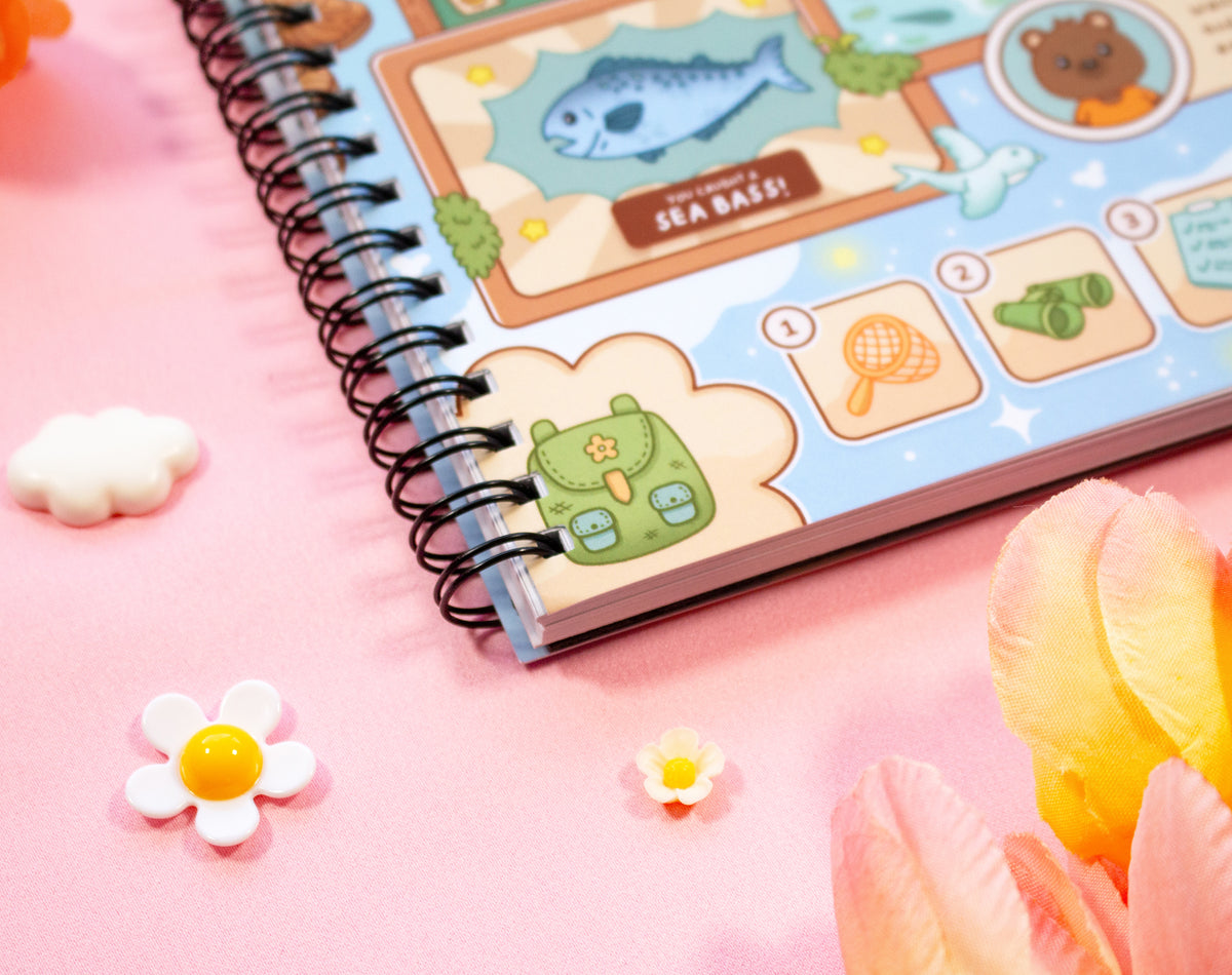 Camp Sunshine Spiral Lined Notebook (7x9")