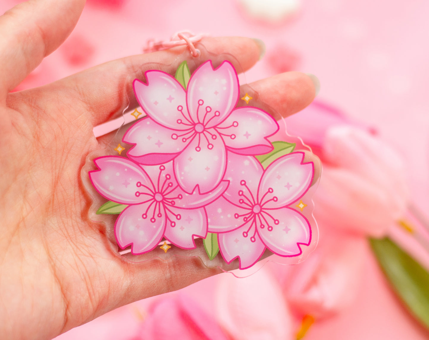 Sakura Keychain