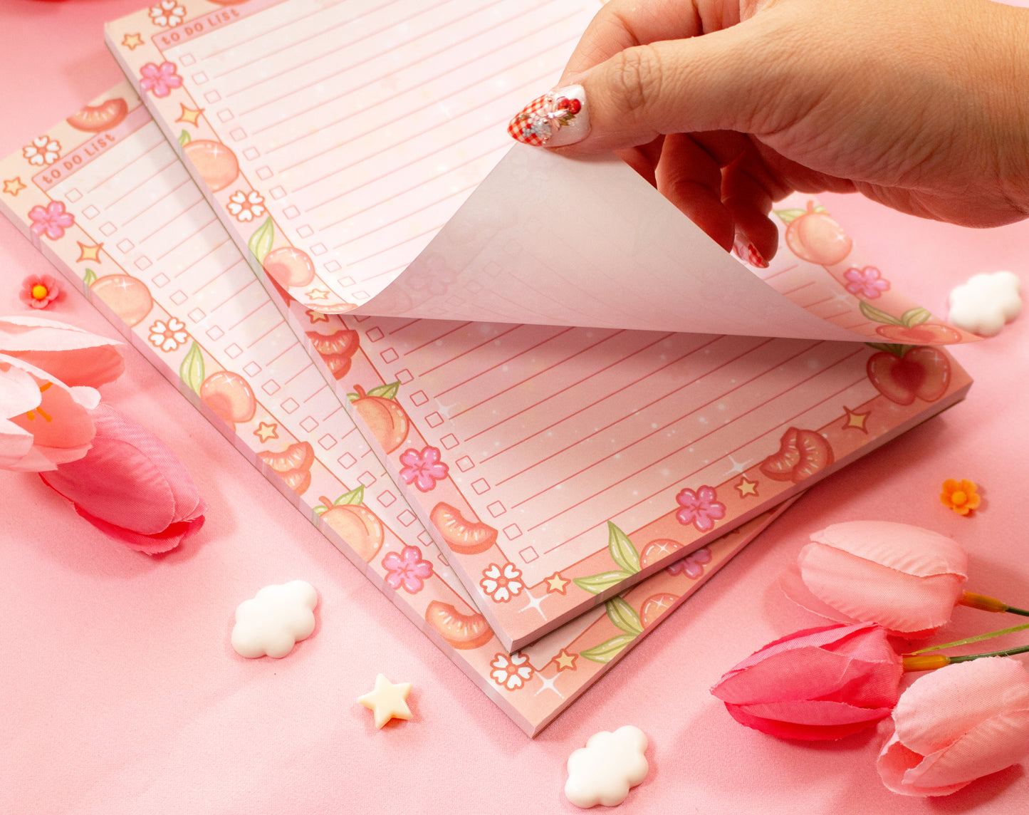 Peaches To Do List Planner Pad