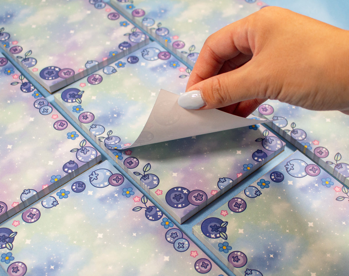 Blueberries Notepad