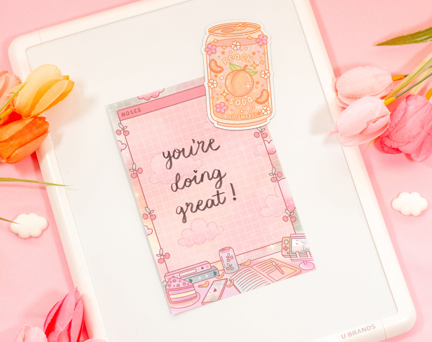 Peach Soda Magnet