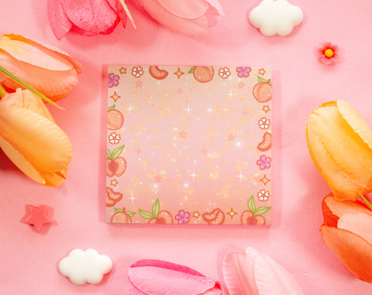 Peaches Sticky Note