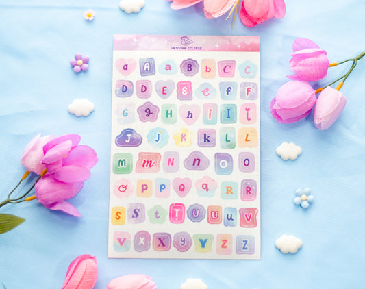 Ransom Letters Sticker Sheet