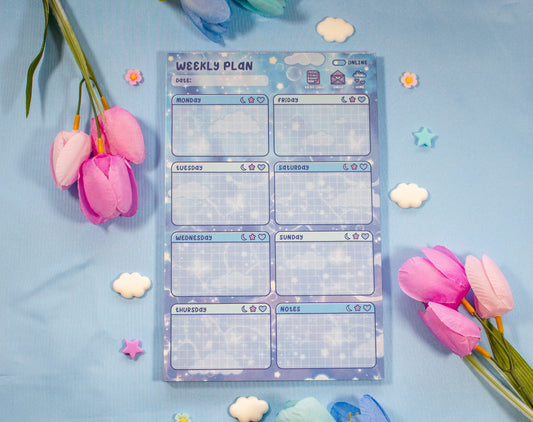 Reading Room Weekly Planner Pad