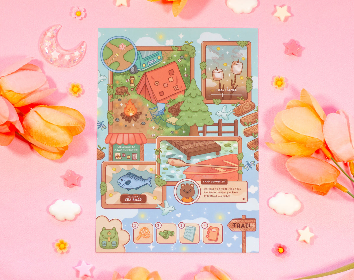 Camp Sunshine Art Print