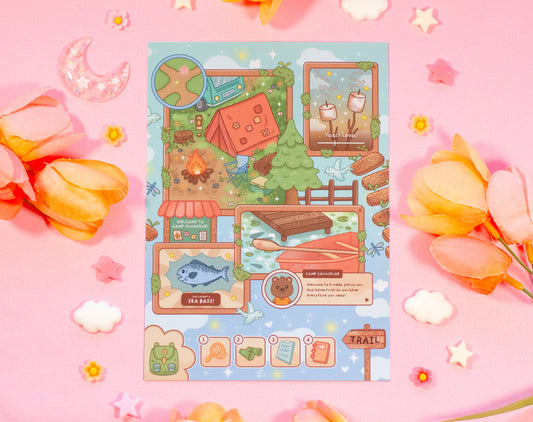 Camp Sunshine Art Print