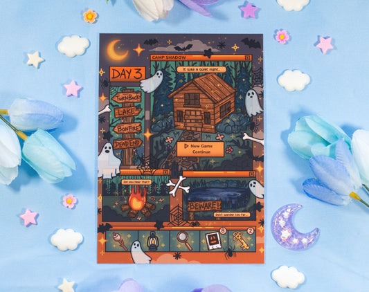 Camp Shadow Art Print