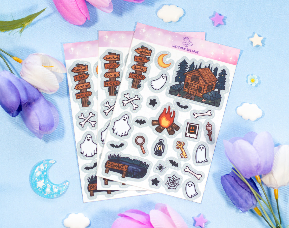 Camp Shadow Sticker Sheet