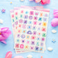 Ransom Numbers Sticker Sheet