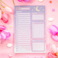Starry Clouds Hourly Planner Pad
