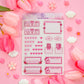 Love Story Book Review Sticker Sheet