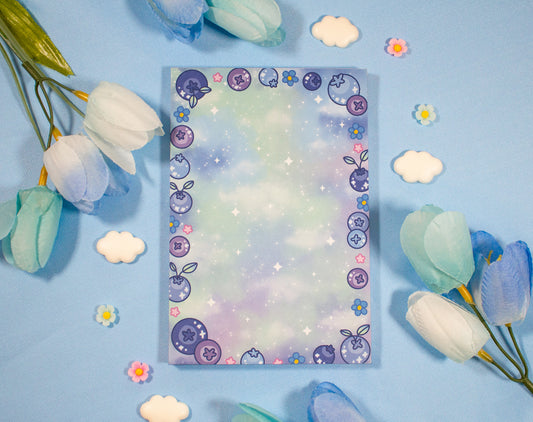 Blueberries Notepad