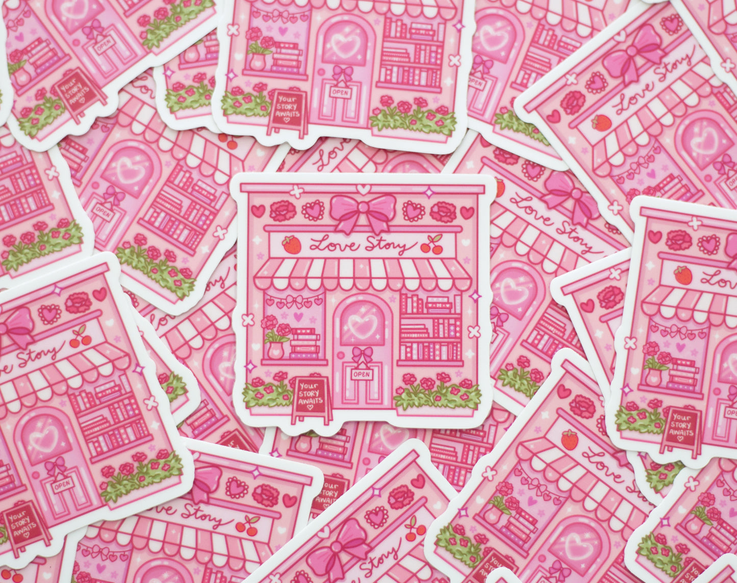 Romance Book Store Sticker