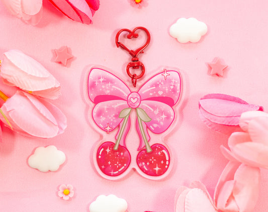 Cherries Keychain