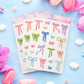 Bows Version 2 Sticker Sheet