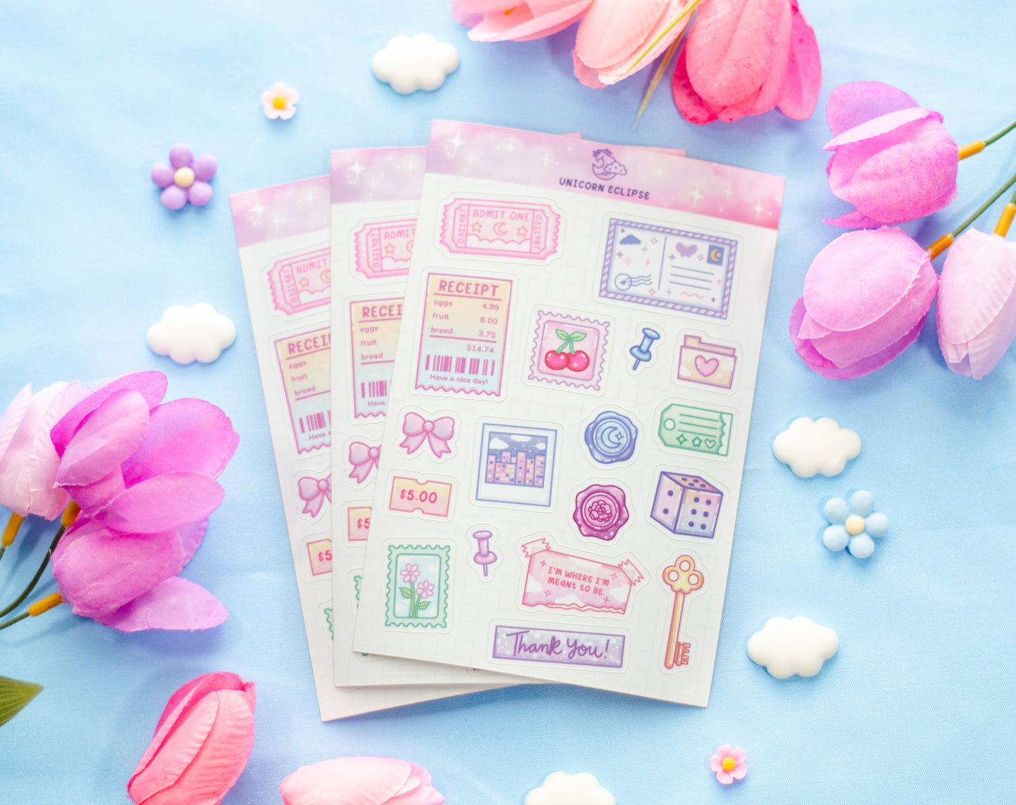 Ephemera Sticker Sheet