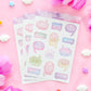 Affirmations Speech Bubbles Sticker Sheet