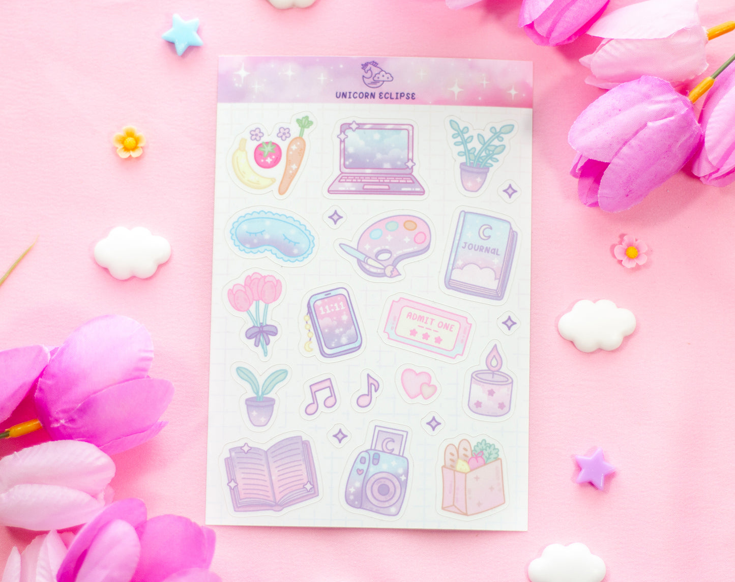 Vision Board Sticker Sheet
