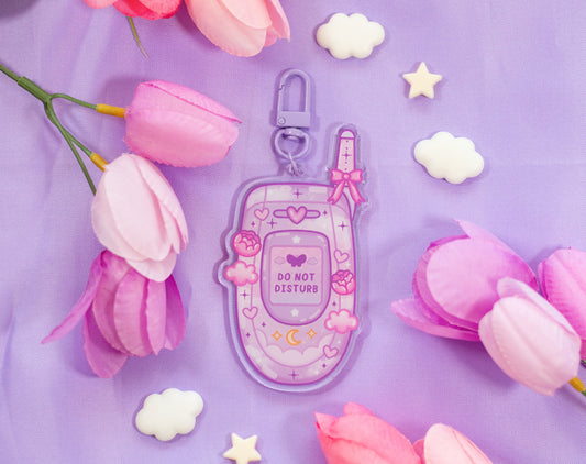 Do Not Disturb Phone Keychain