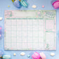 Blooming Records Monthly Planner Pad