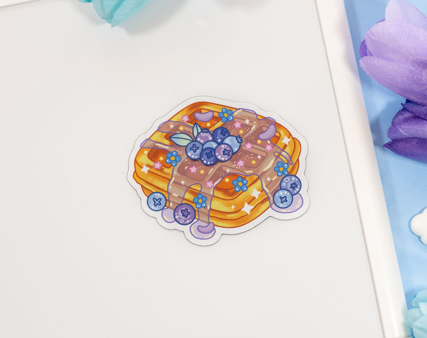 Blueberry Waffles Magnet