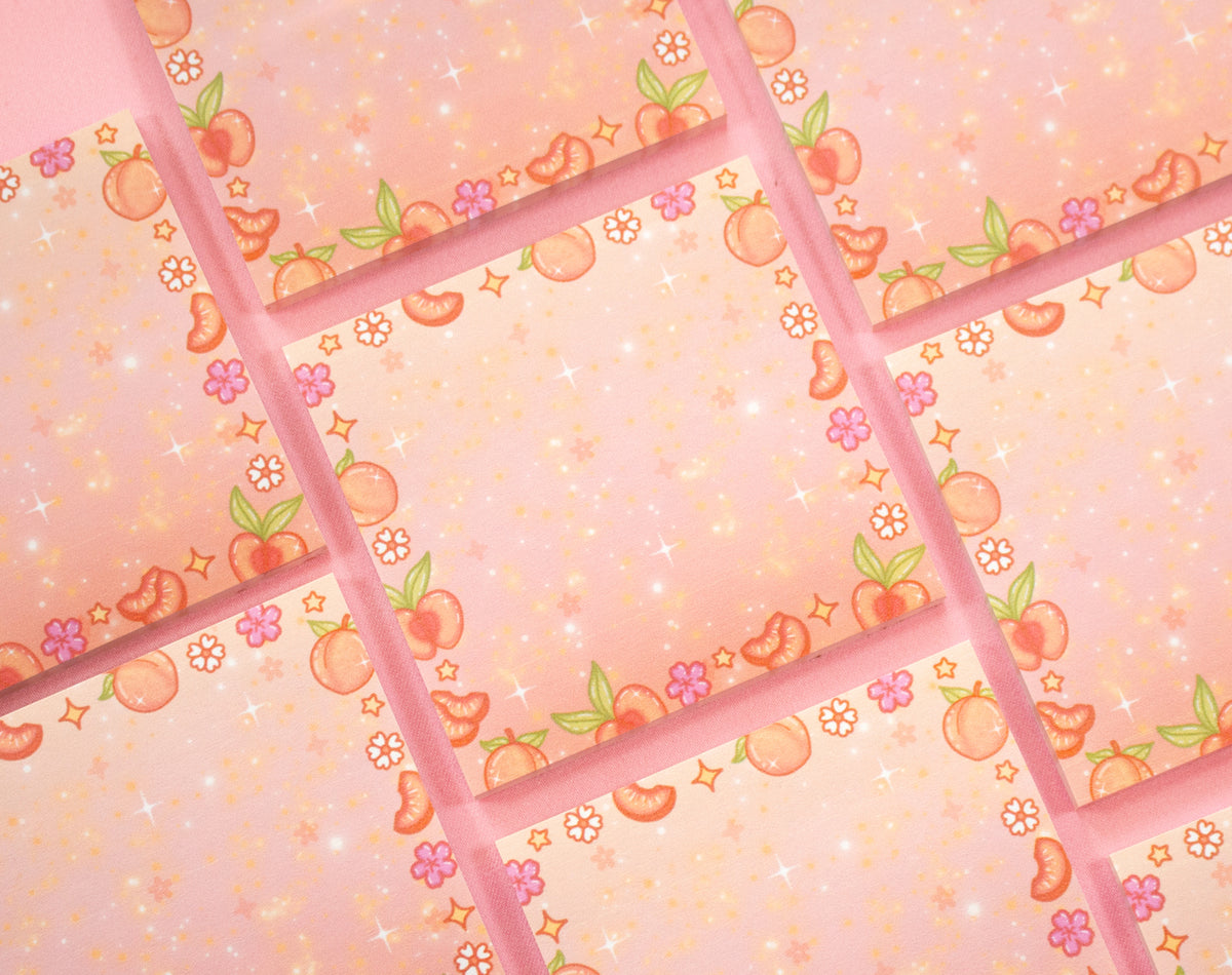 Peaches Sticky Note