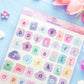 Ransom Letters Sticker Sheet