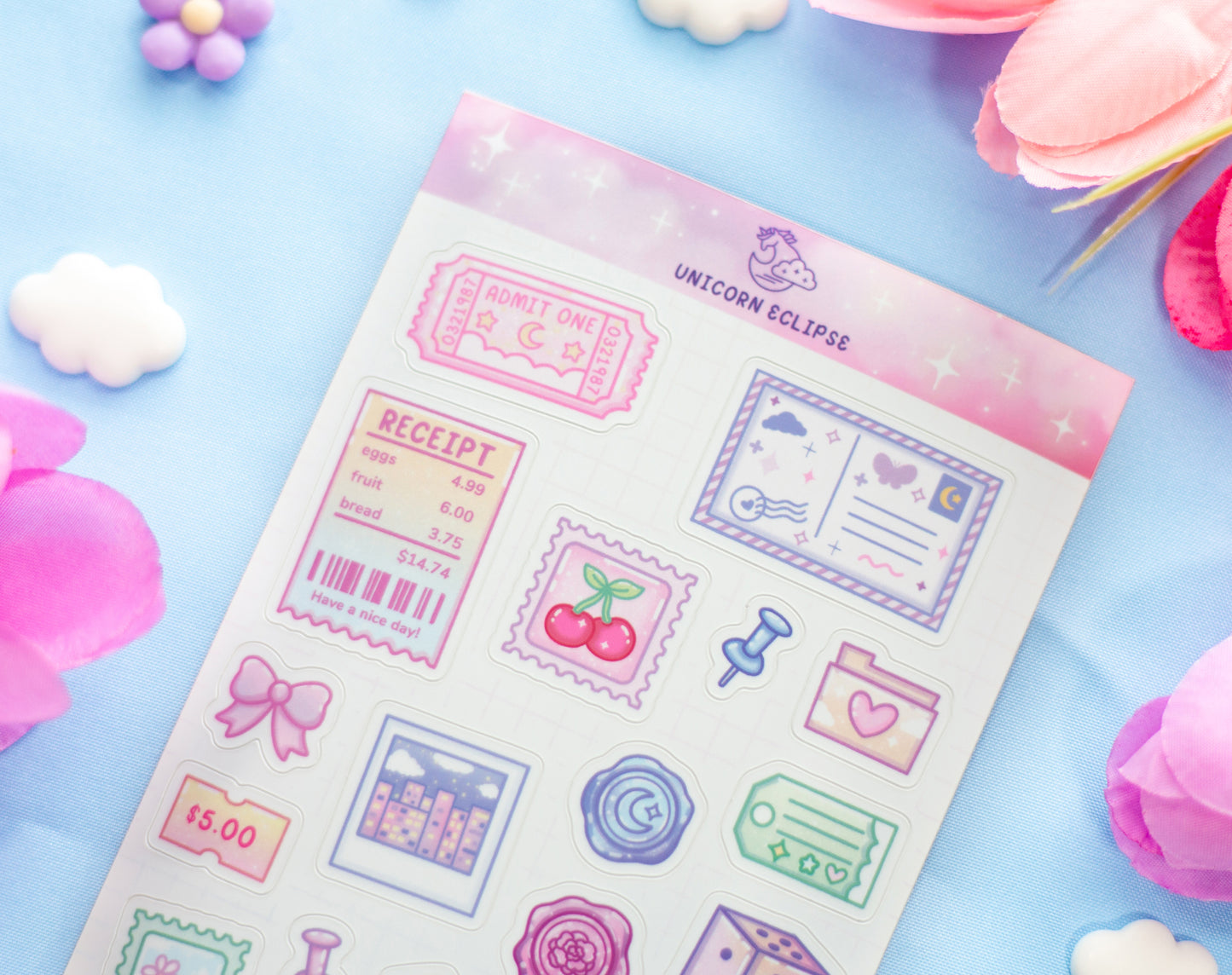 Ephemera Sticker Sheet