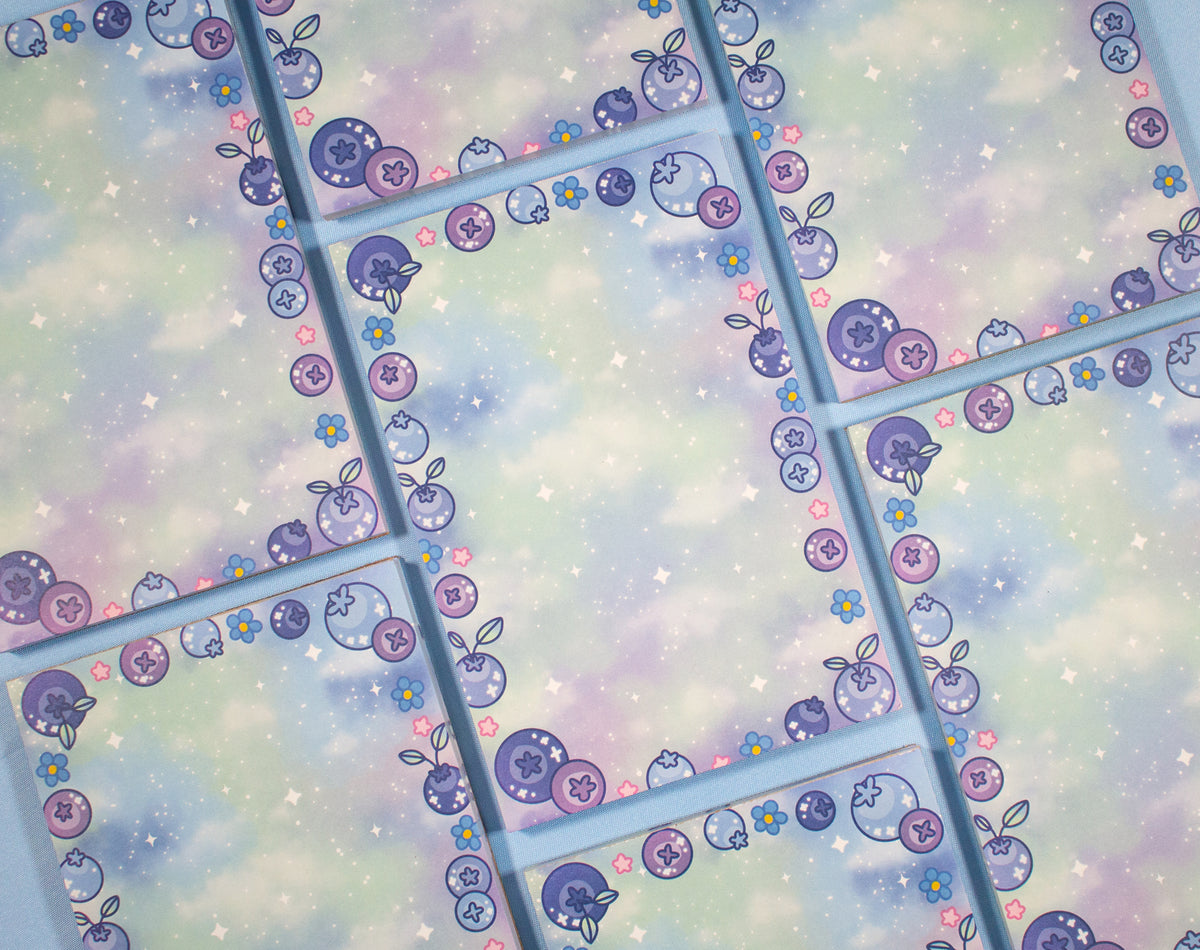 Blueberries Notepad