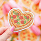 Heart Pizza Sticker