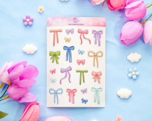 Bows Version 2 Sticker Sheet