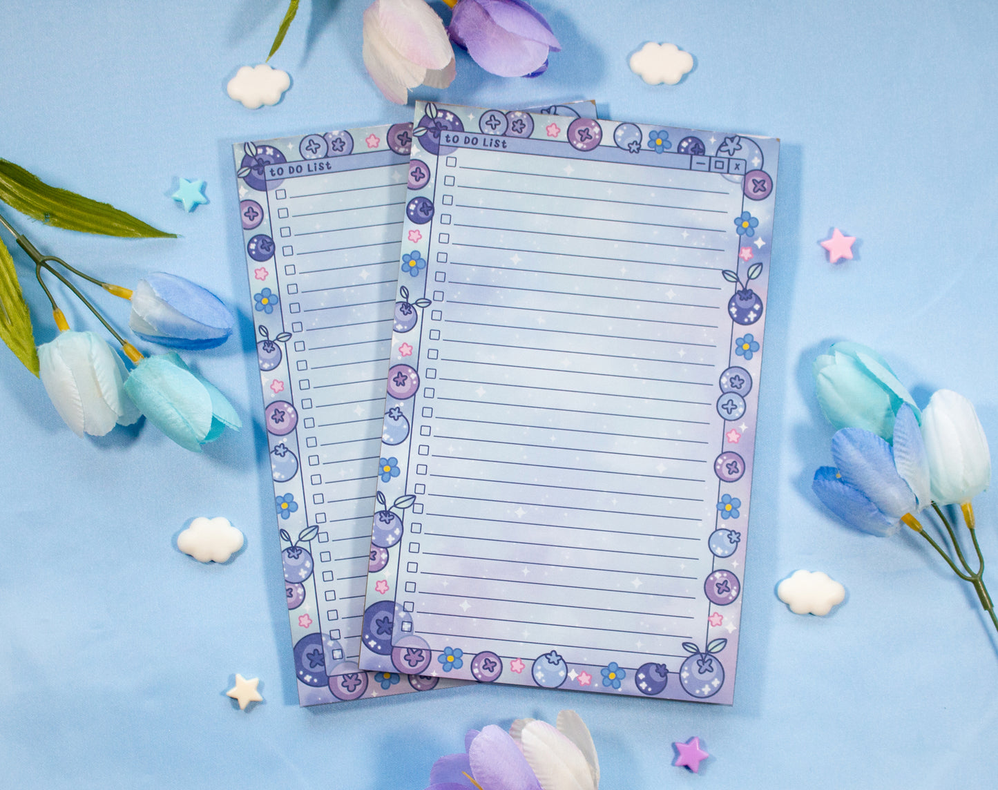 Blueberries To Do List Planner Pad