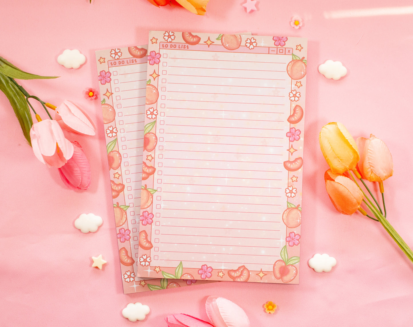 Peaches To Do List Planner Pad
