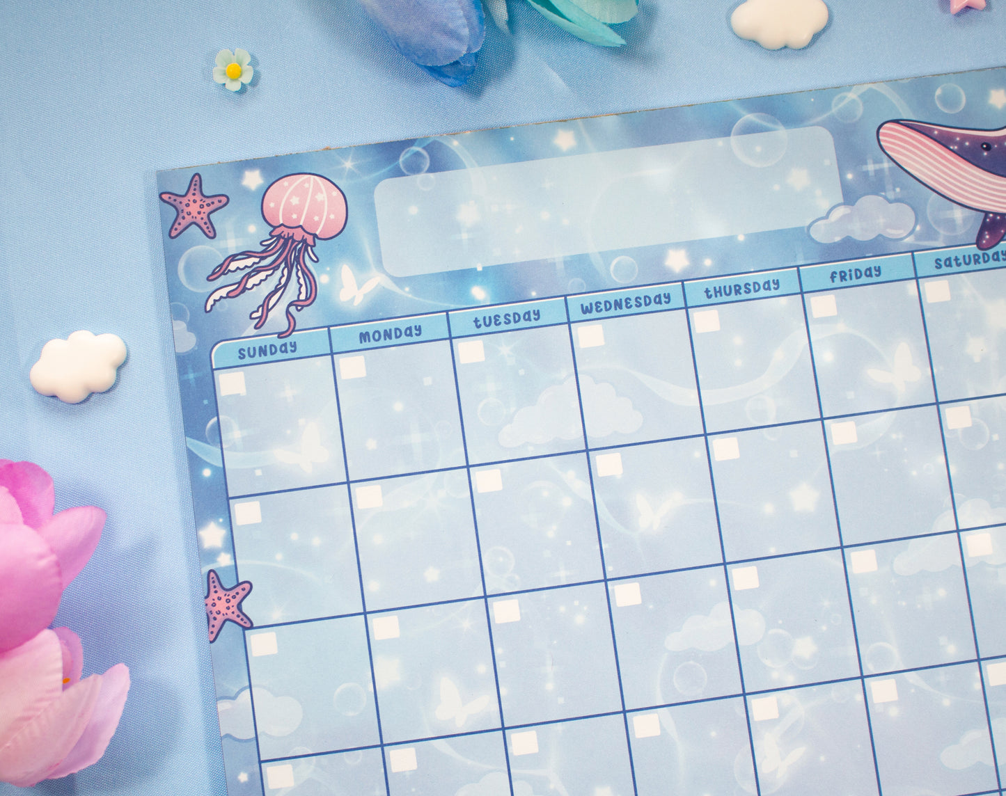 Reading Room Monthly Planner Pad