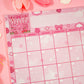 Love Story Monthly Planner Pad