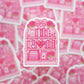 Love Story Book Shelf Sticker